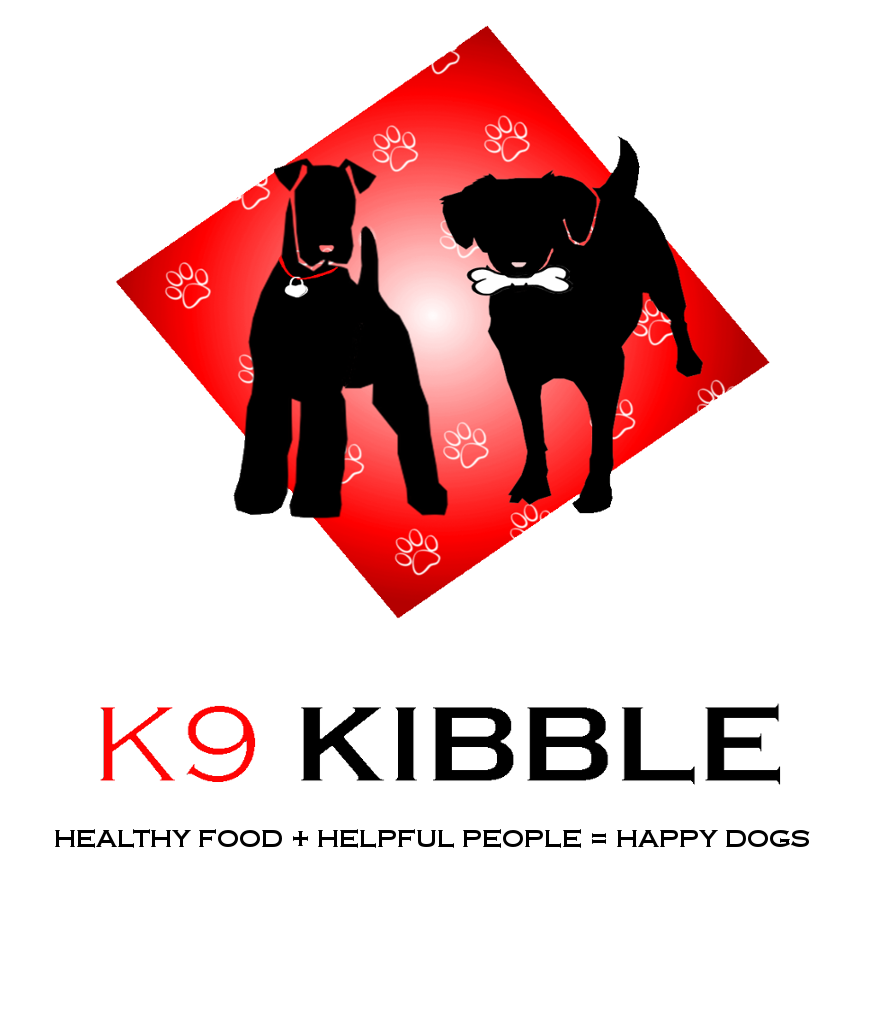 K9 Kibble dog logo artwork